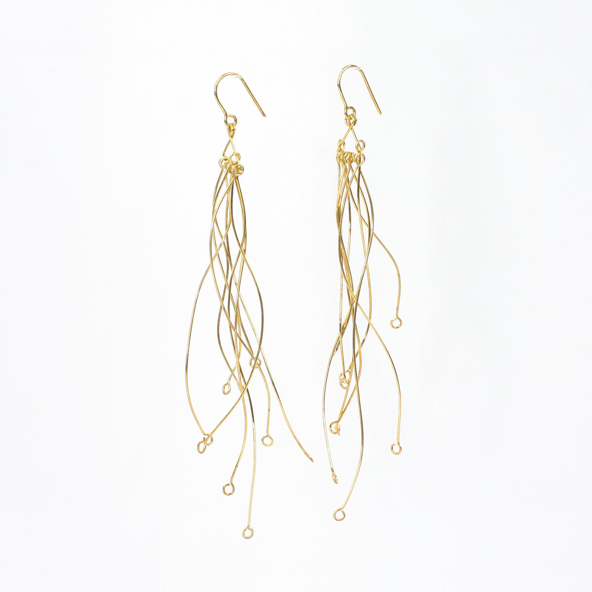 JELLYFISH sterling silver earrings by Duong Jewelry
#color_22k-yellow-gold