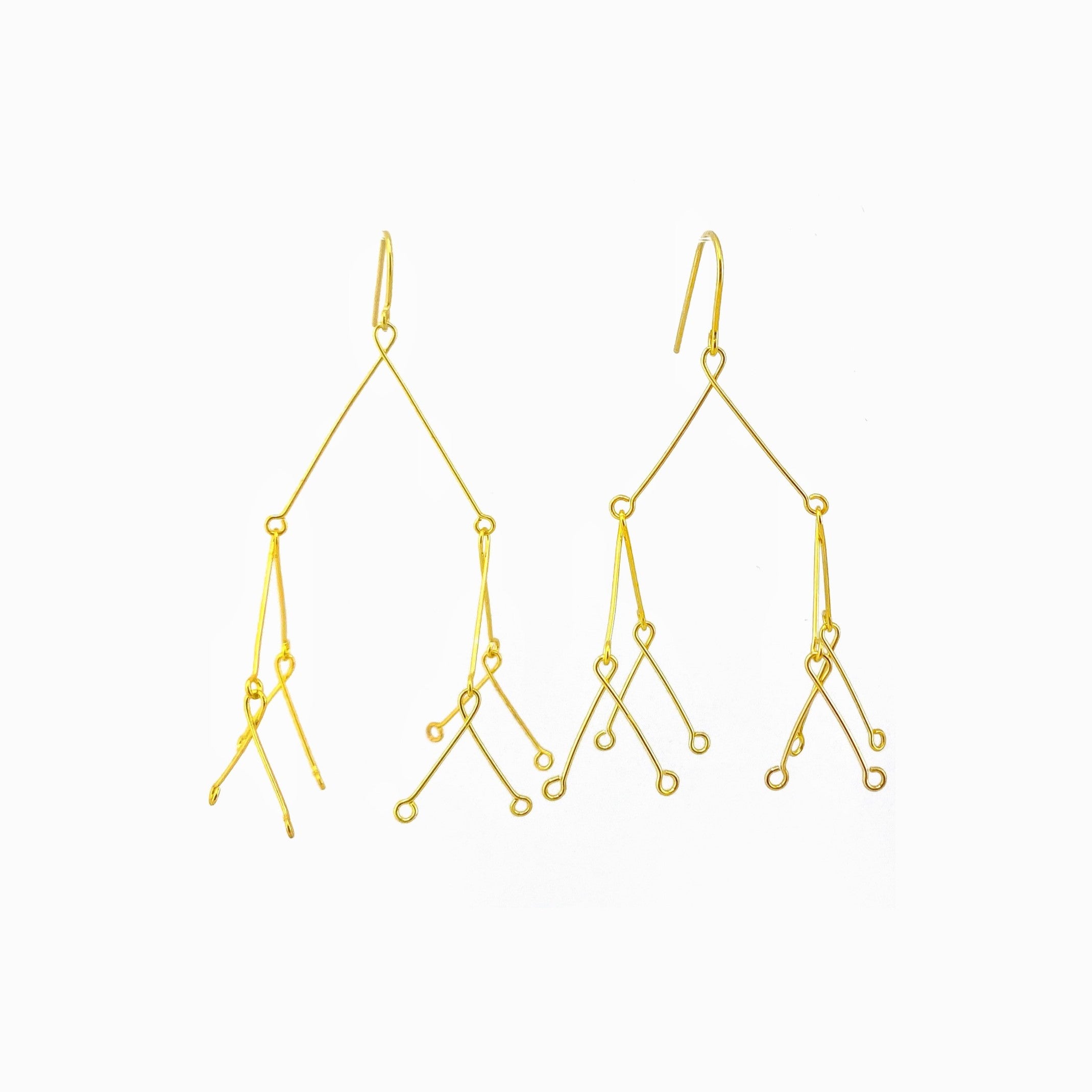 PRISCILLA BABY sterling silver earrings by Duong Jewelry
#color_22k-yellow-gold