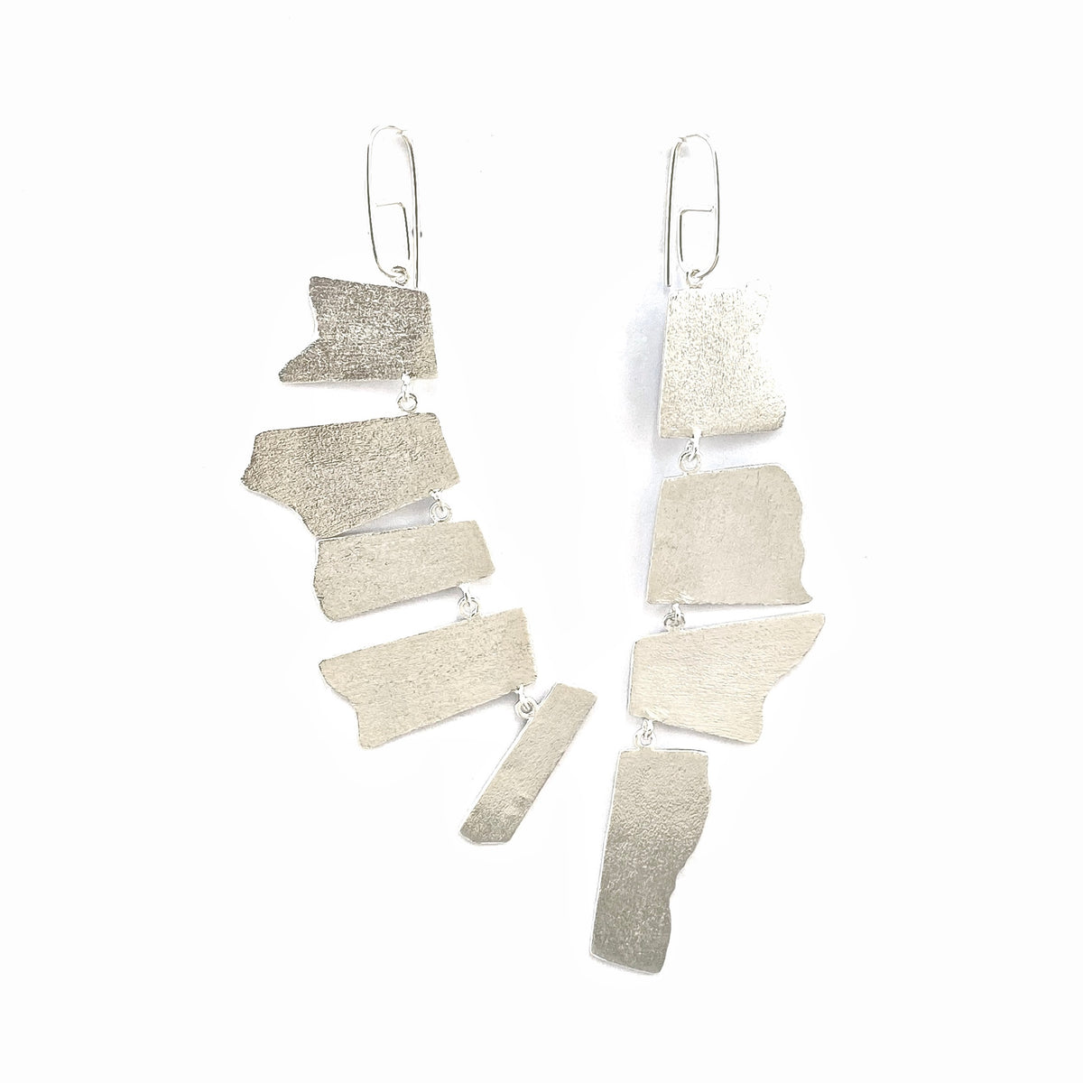 CONFETTI 2 sterling silver earrings by Duong Jewelry
#color_no-plating