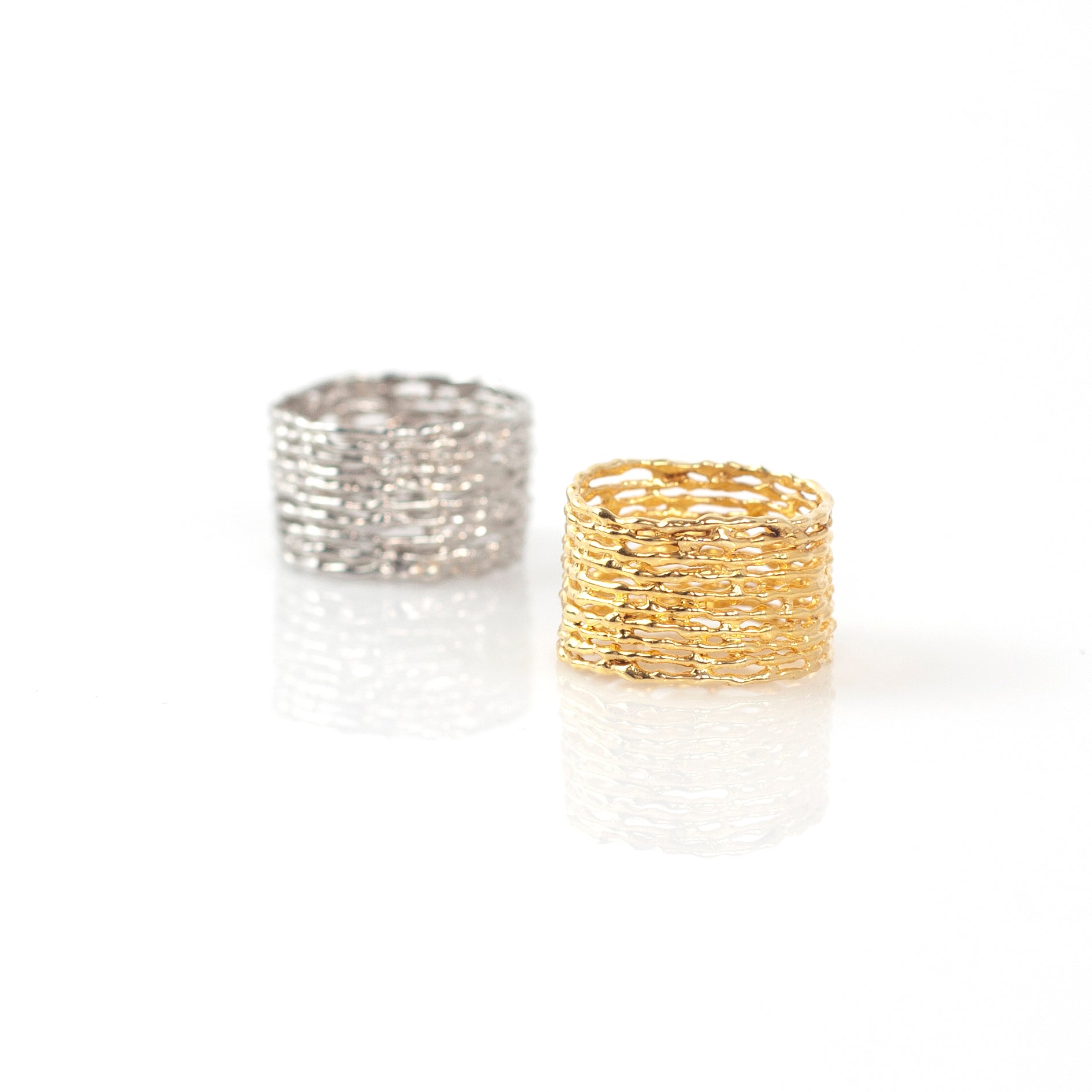 LEA sterling silver ring by Duong Jewelry
#color_no-plating
#color_22k-yellow-gold