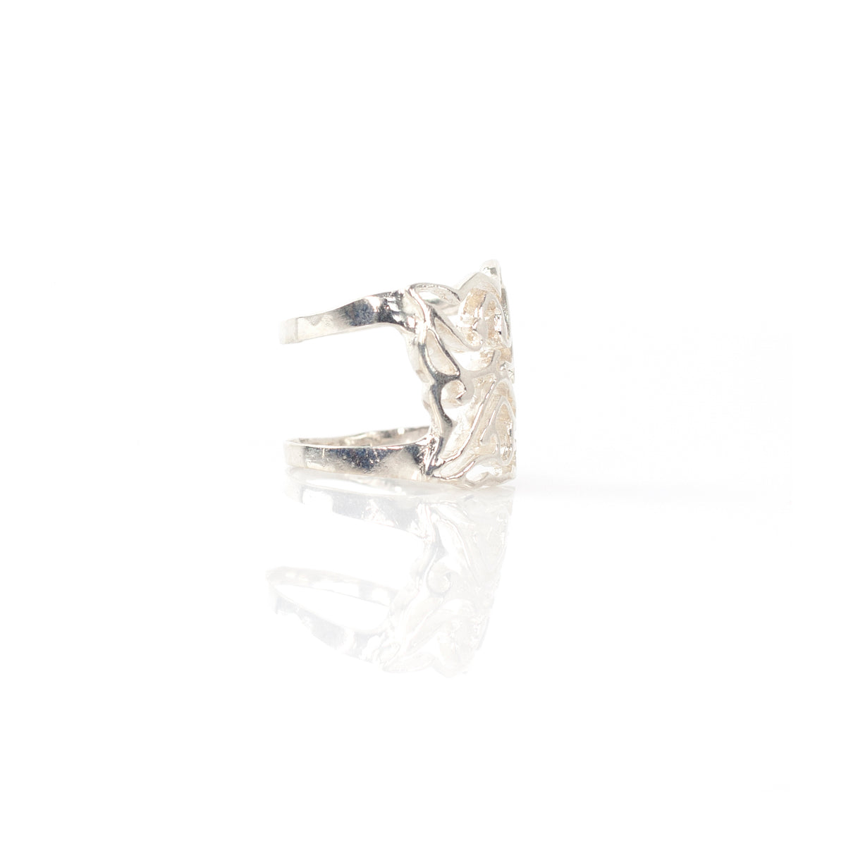 LOTUS MASK sterling silver ring by Duong Jewlery
#color_no-plating