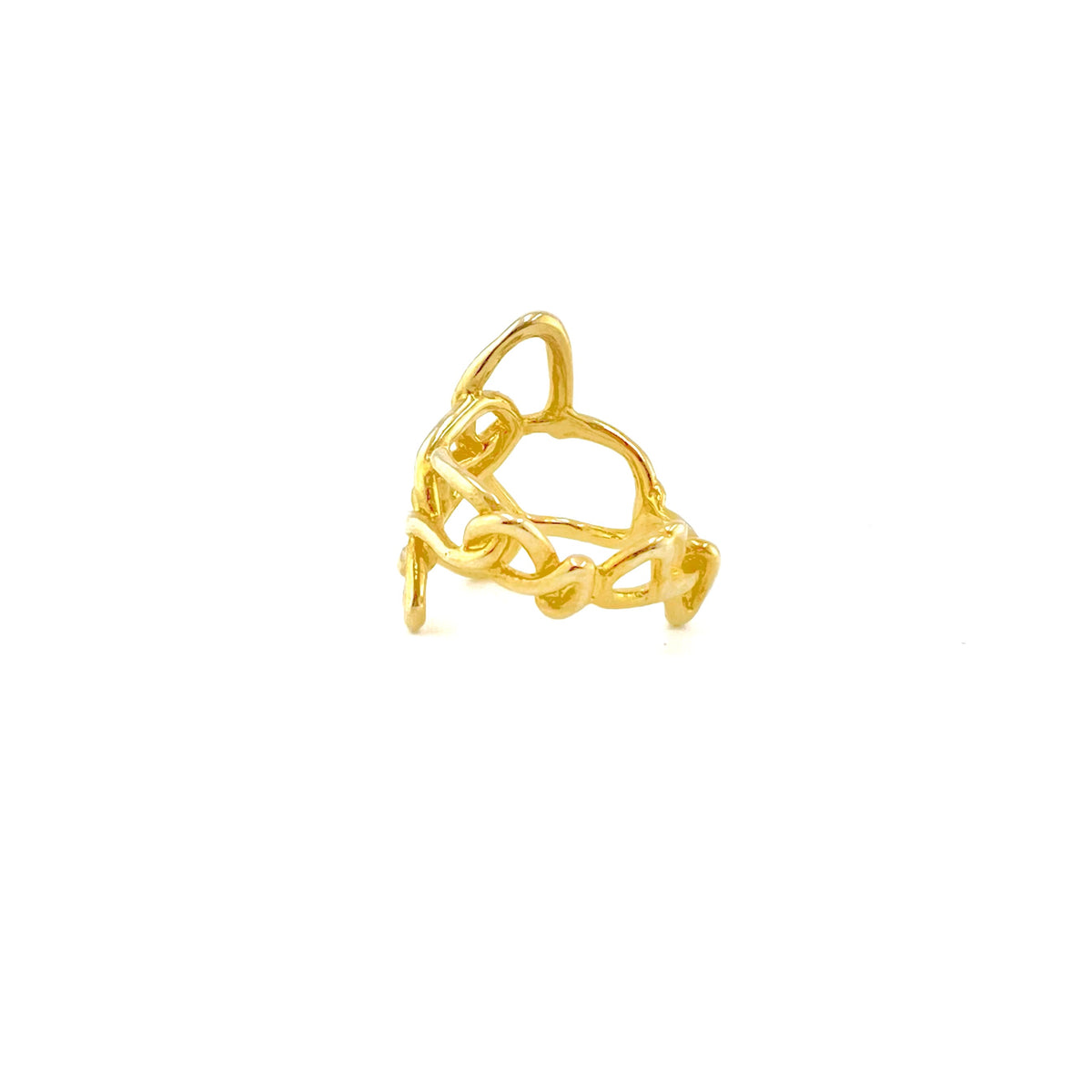 LOVER KNOT sterling silver ring by Duong Jewelry
#color_22k-yellow-gold