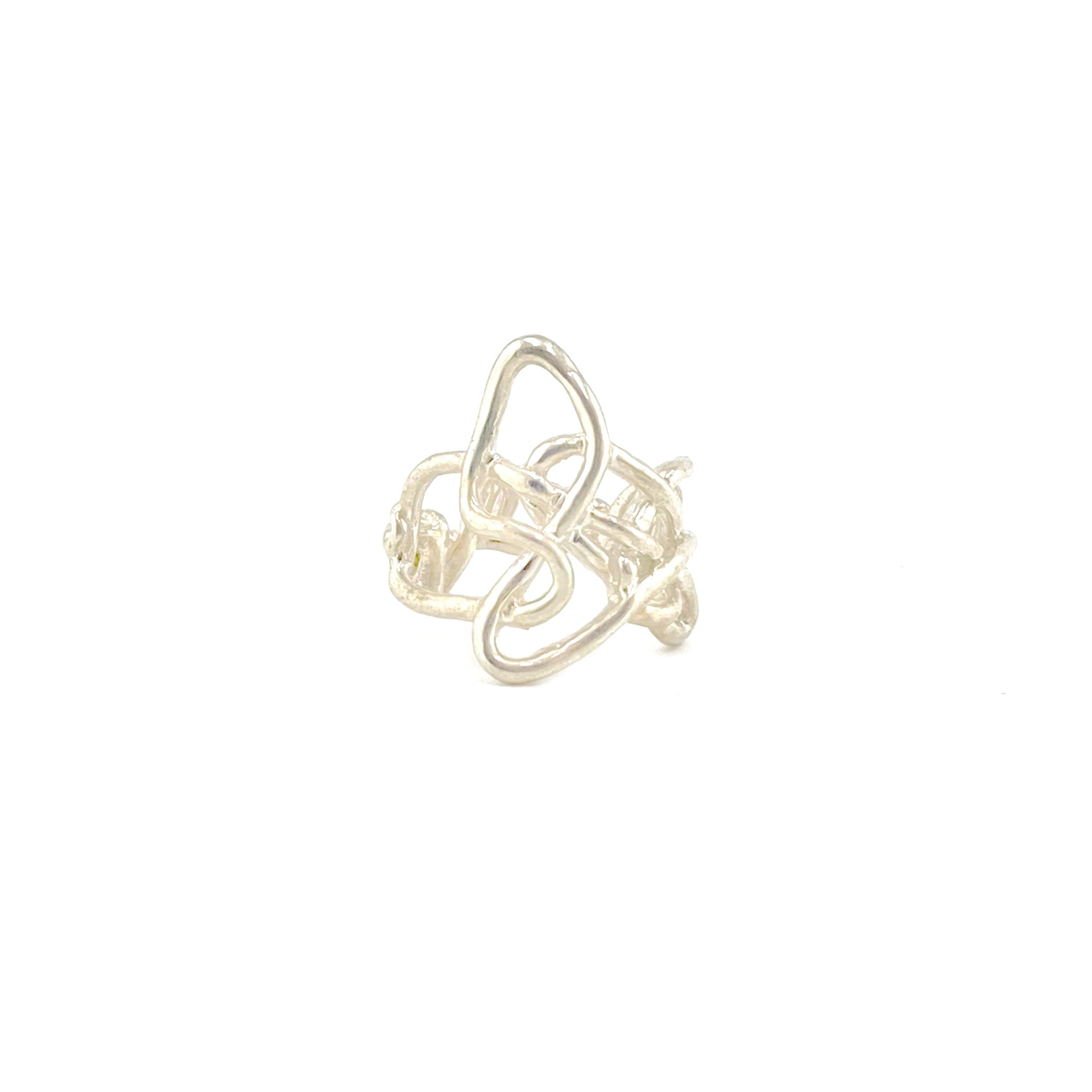 LOVER KNOT sterling silver ring by Duong Jewelry
#color_no-plating