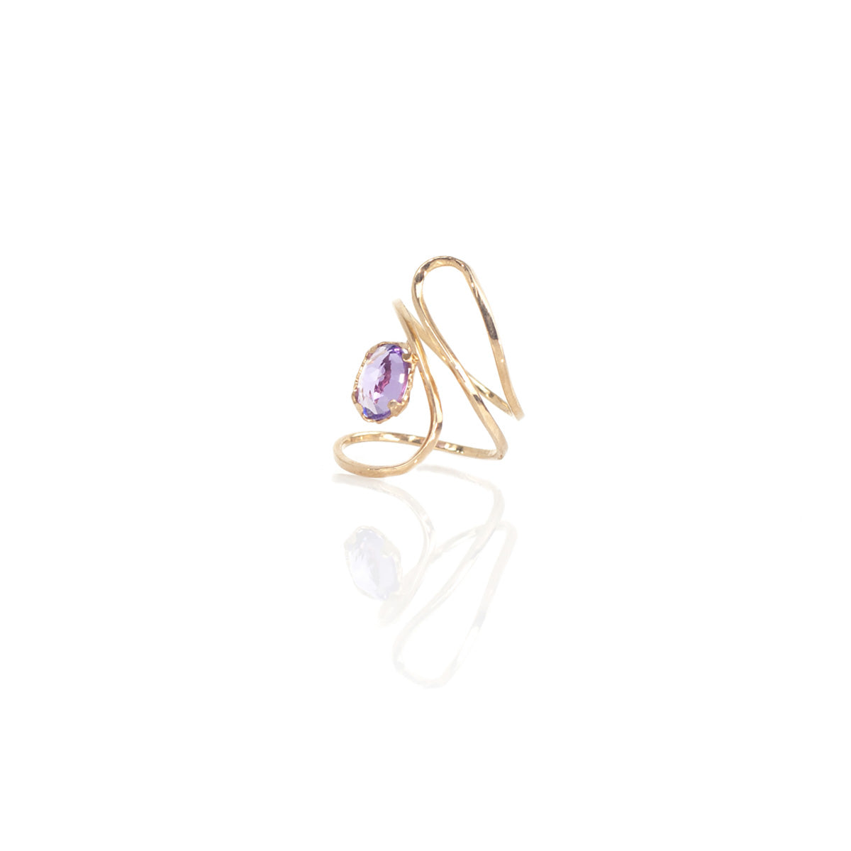 LULU amethyst sterling silver ring by Duong Jewelry
#color_22k-yellow-gold