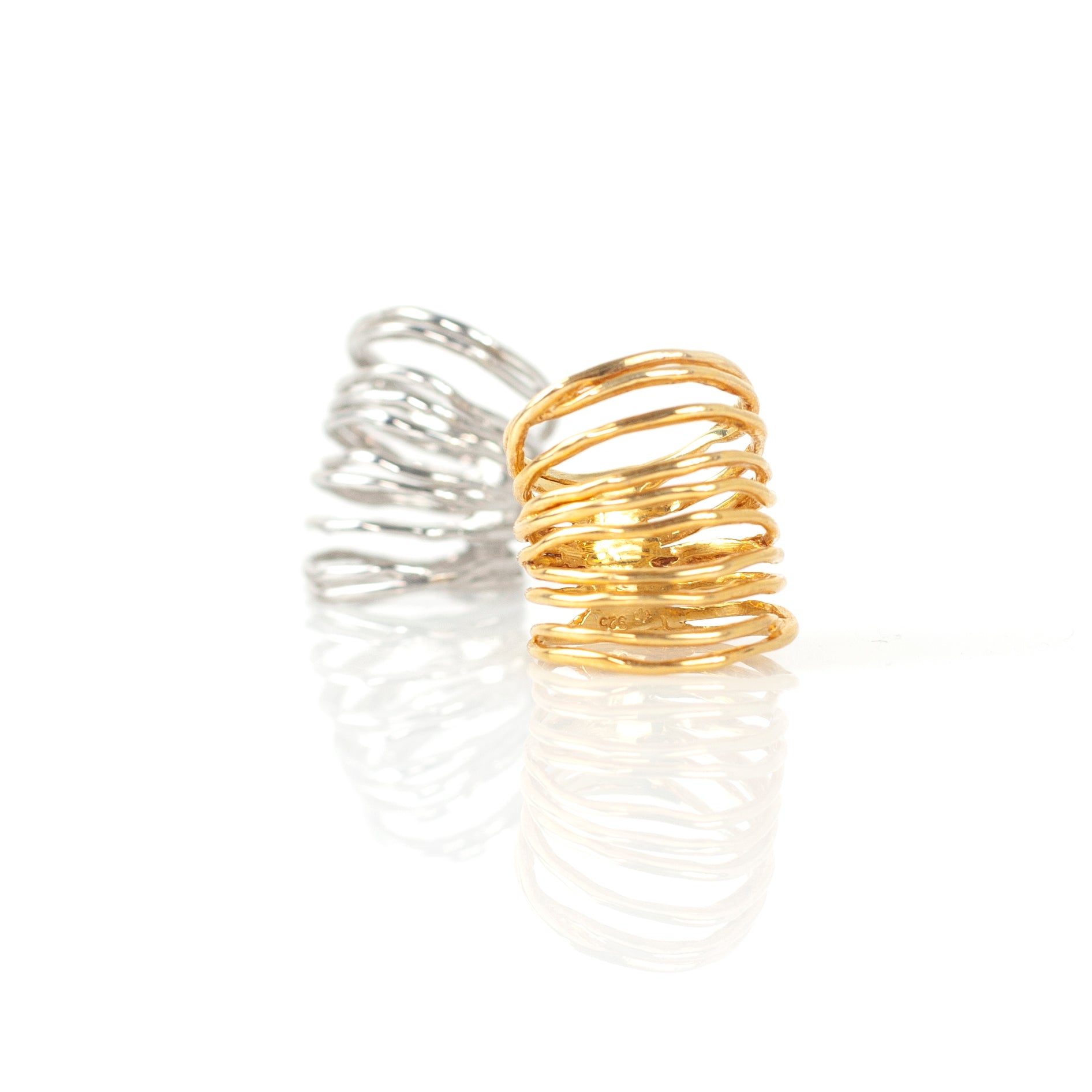 NOEMI MAXI sterling silver ring by Duong Jewelry
#color_no-plating
#color_22k-yellow-gold