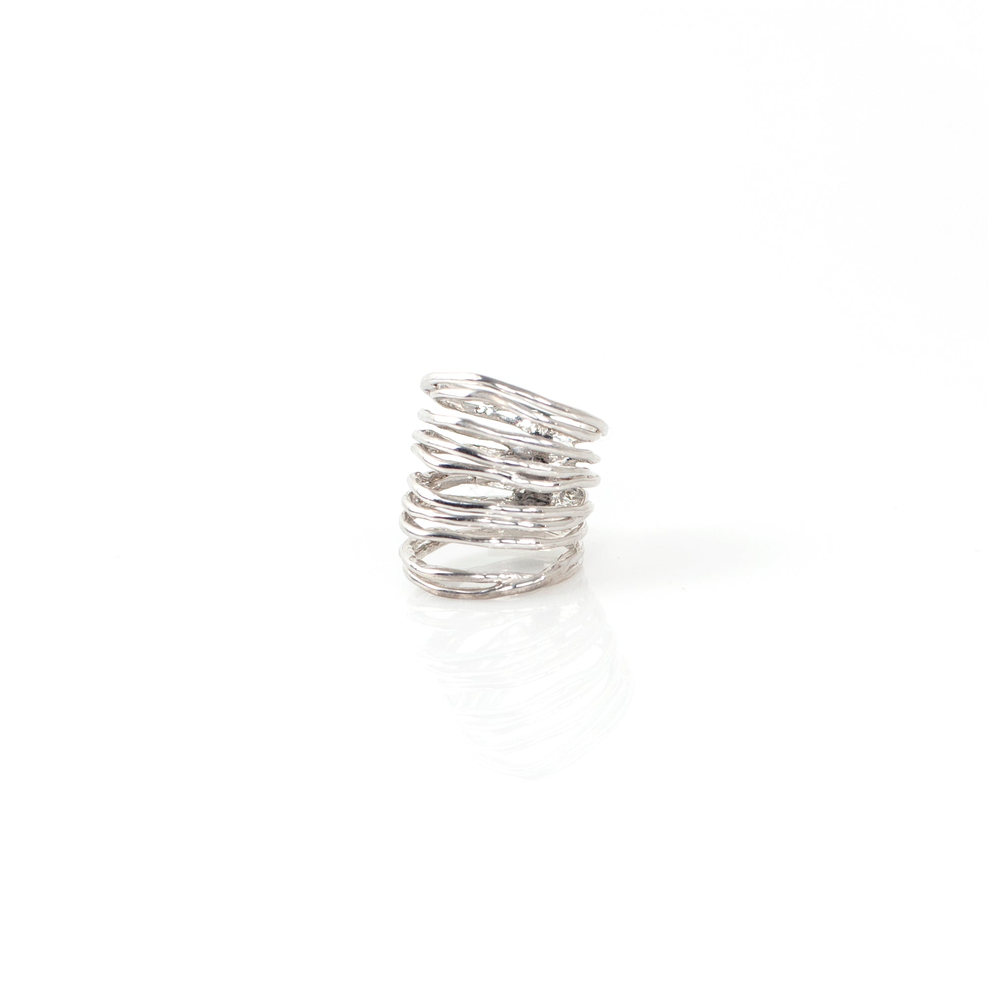 NOEMI MAXI sterling silver ring by Duong Jewelry
#color_no-plating