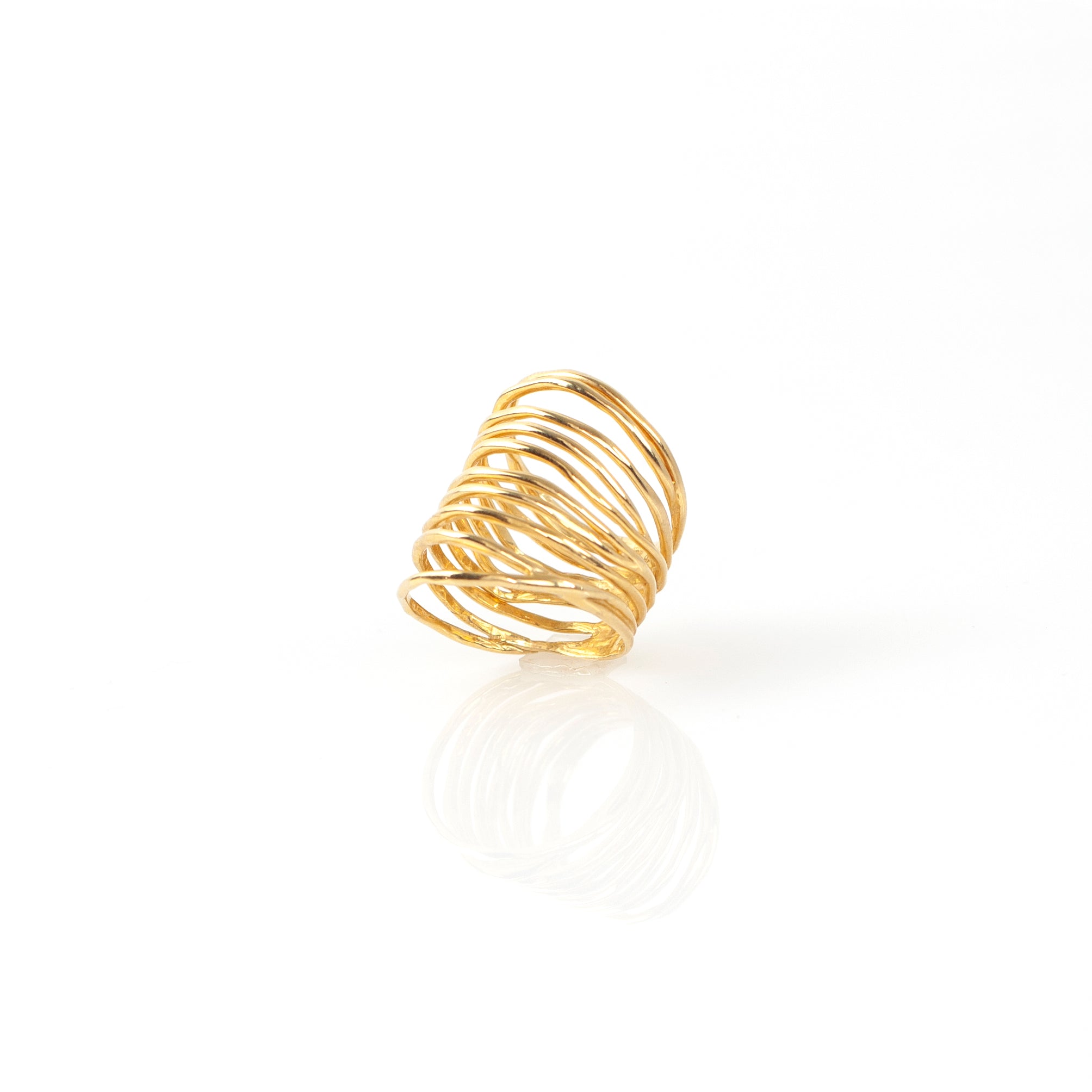 NOEMI MAXI sterling silver ring by Duong Jewelry
#color_22k-yellow-gold