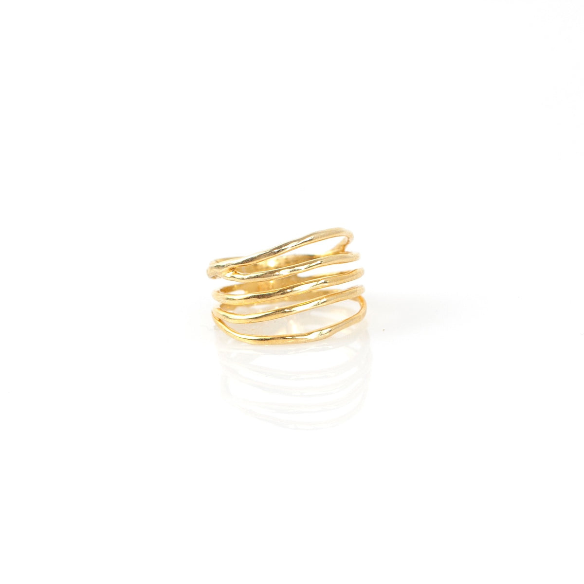 NOEMI sterling silver ring by Duong Jewelry
#color_22k-yellow-gold