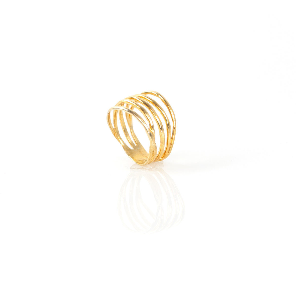 NOEMI sterling silver ring by Duong Jewelry
#color_22k-yellow-gold