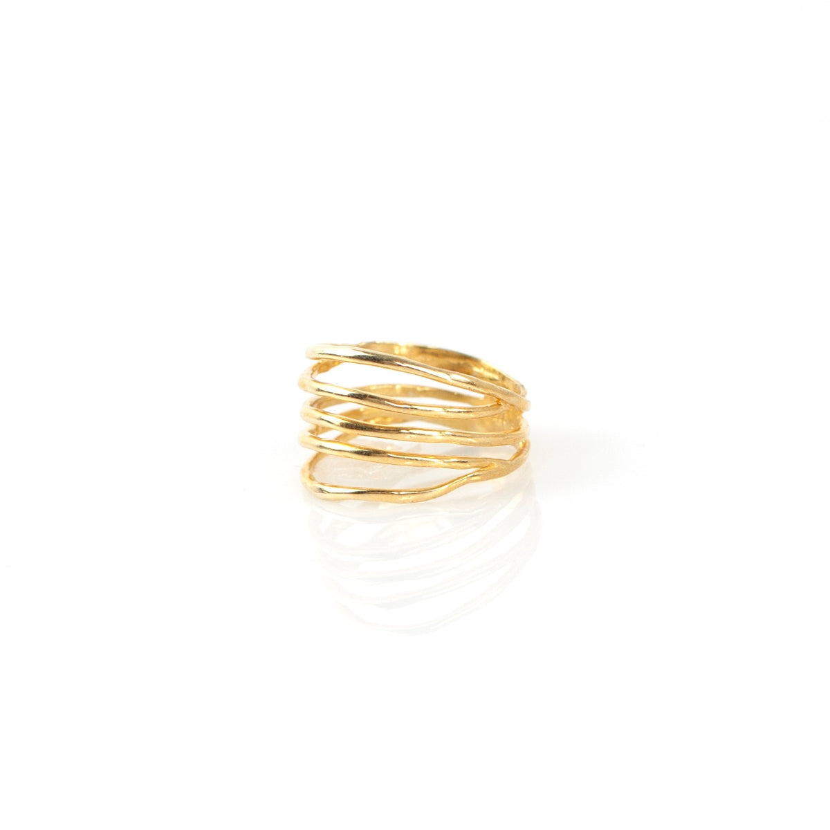 NOEMI sterling silver ring by Duong Jewelry
#color_22k-yellow-gold