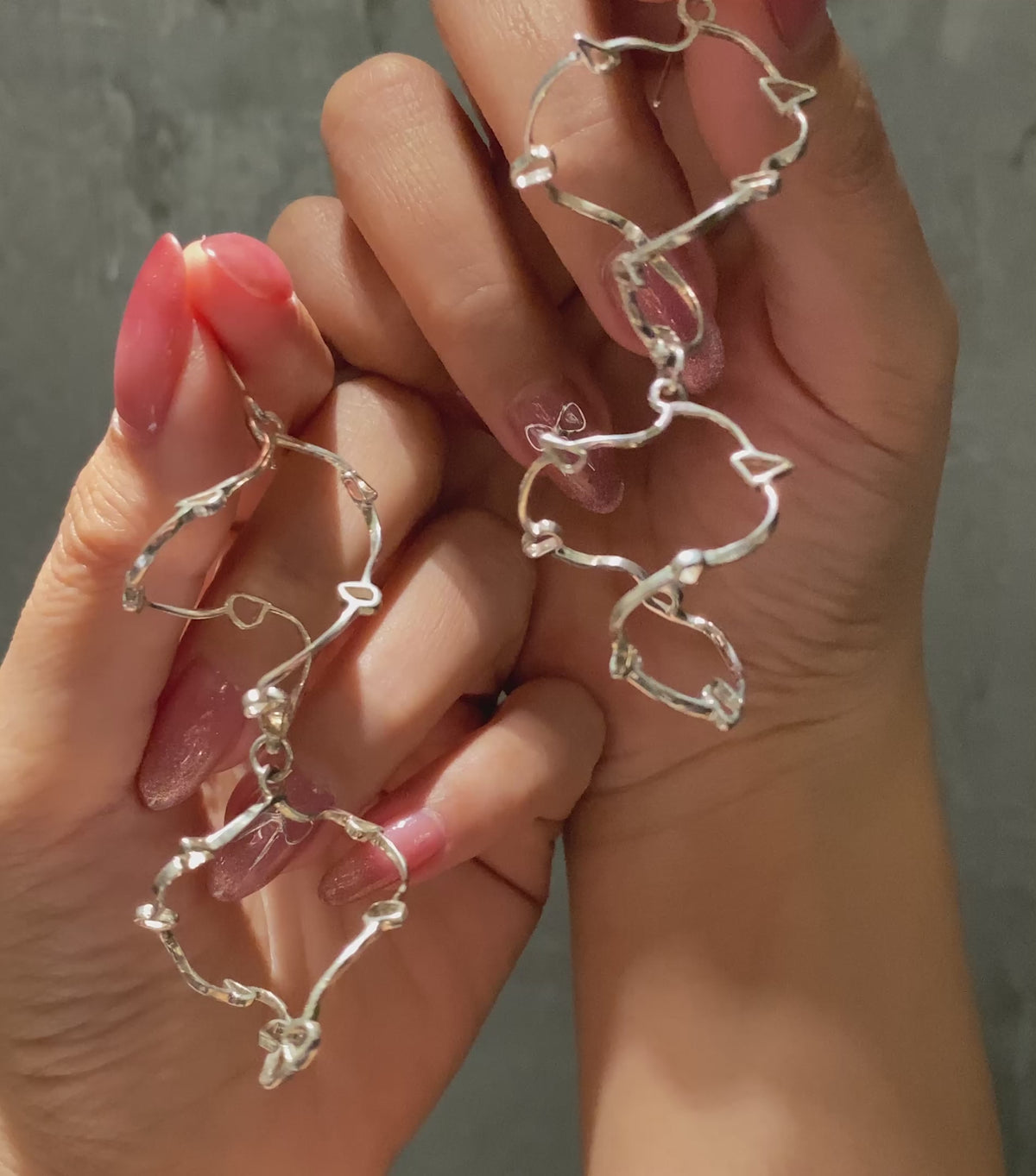 CHERIE silver earrings