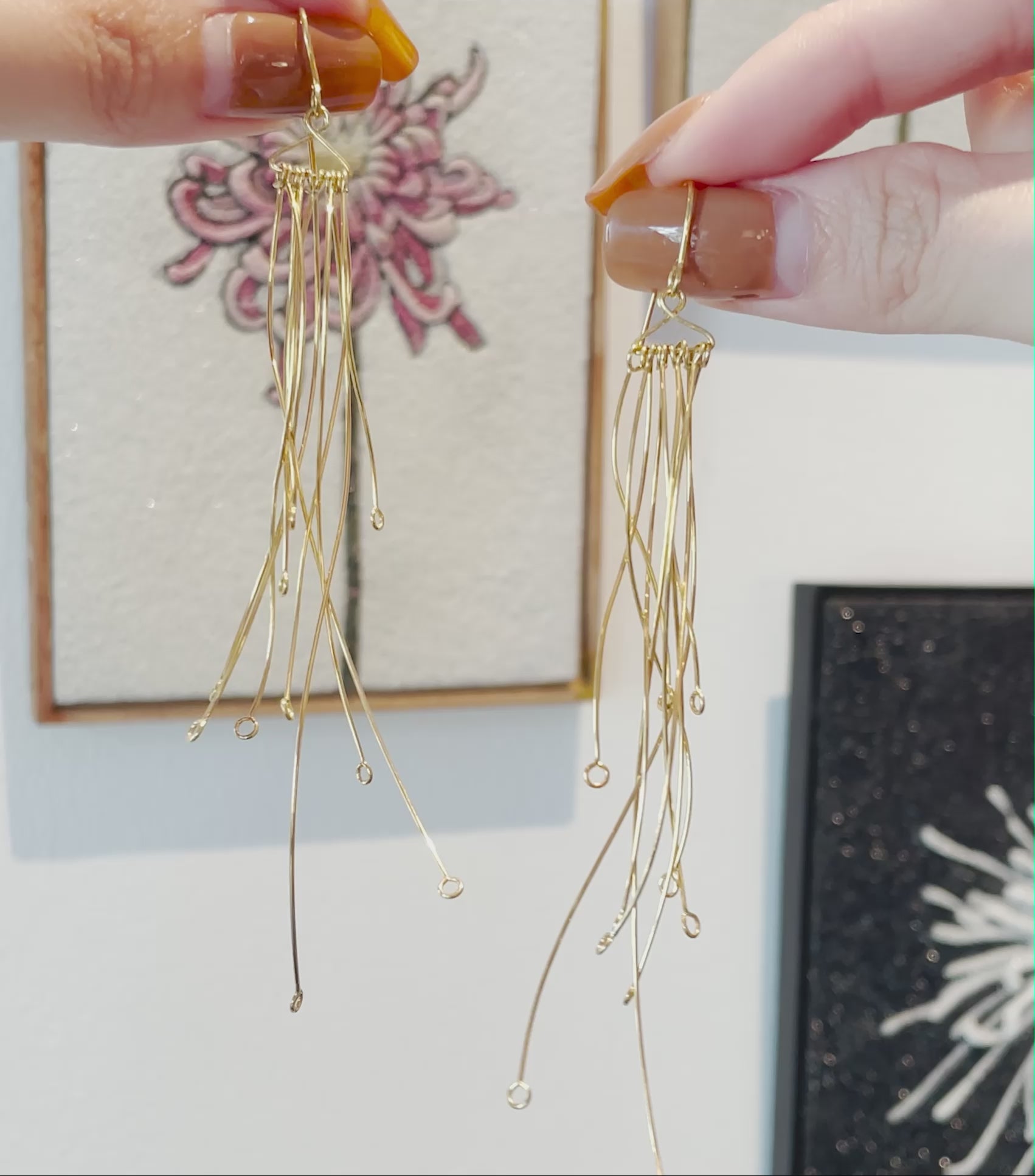 JELLYFISH silver earrings