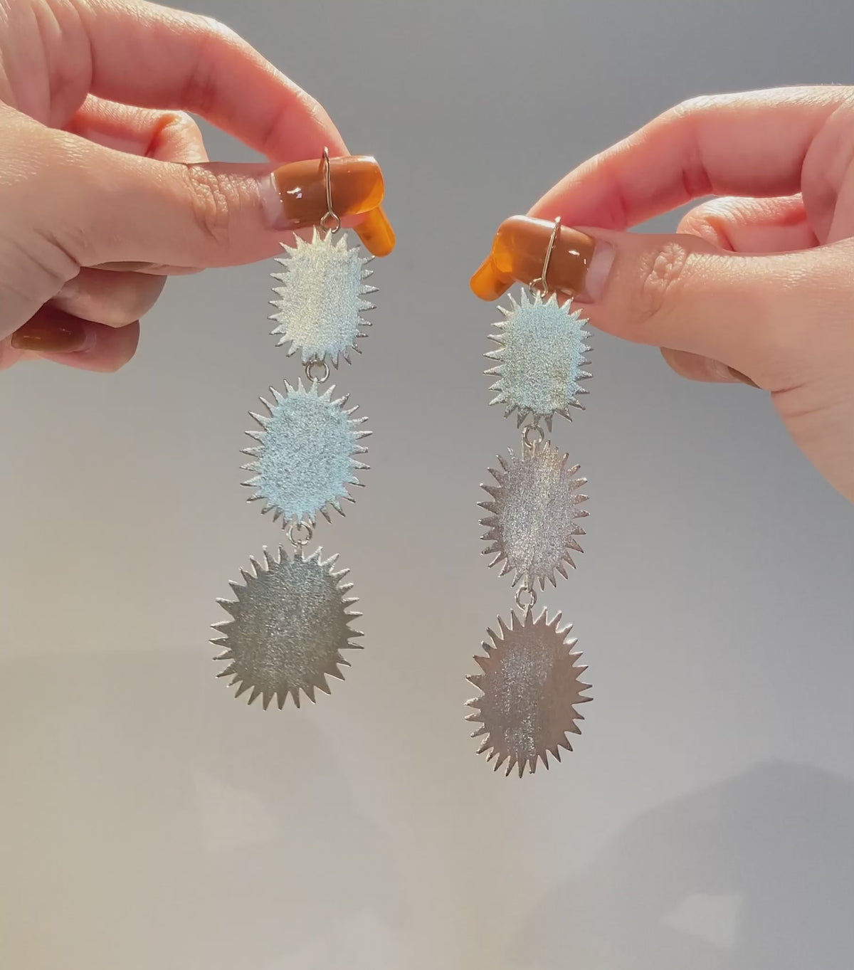 DURIAN silver earrings