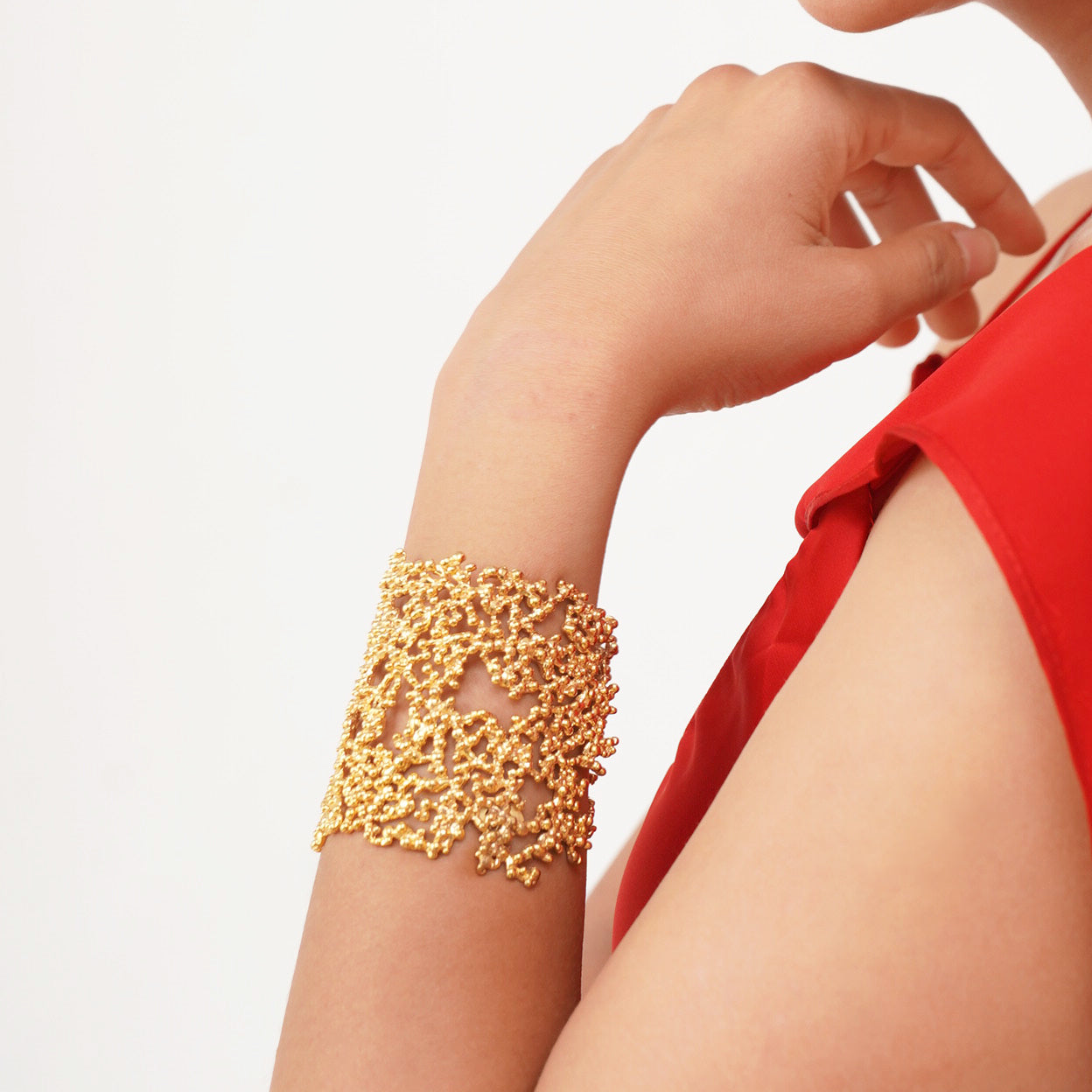 ROCIO brass cuff