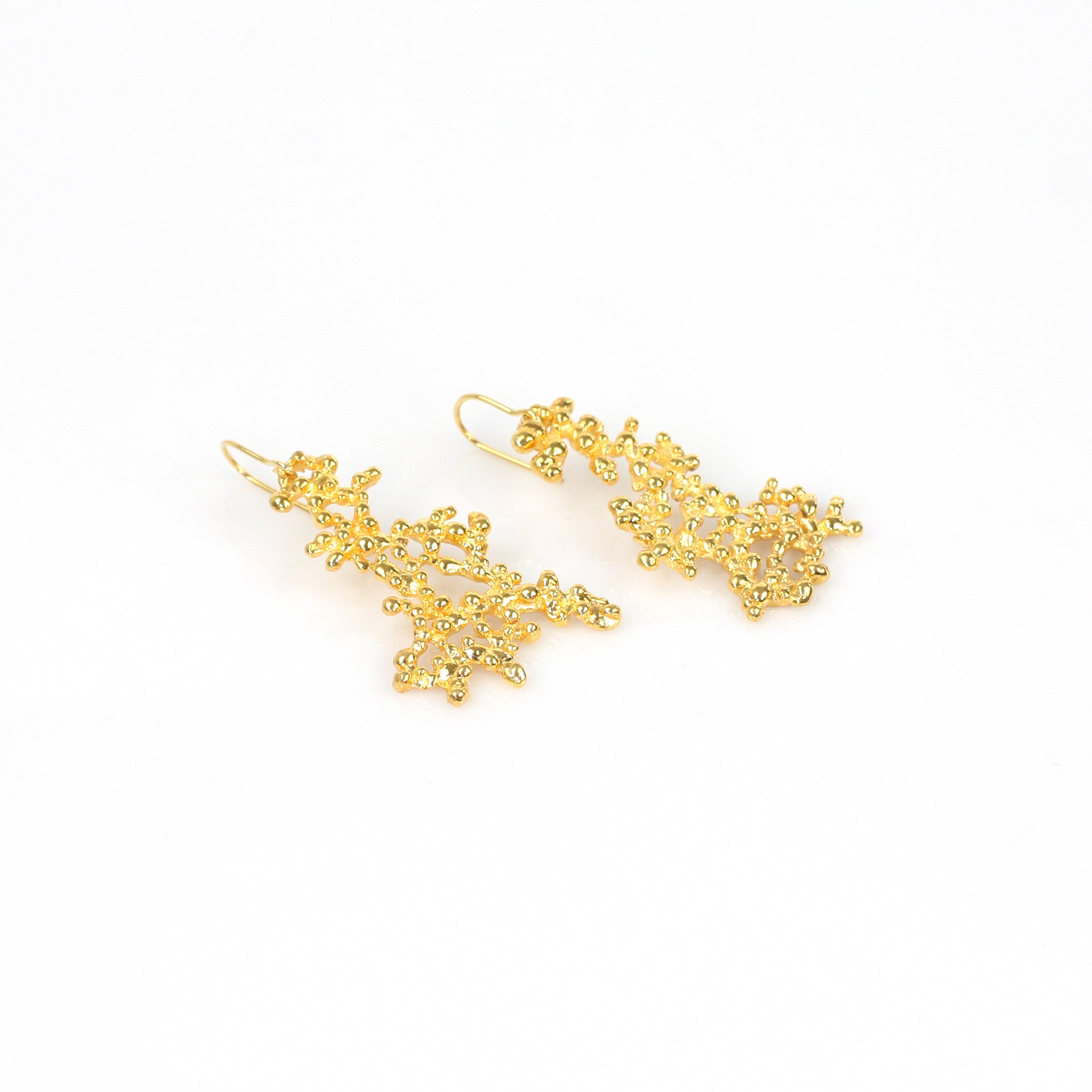 ROCIO RANDOM S brass earrings by Duong Jewelry
#color_22k-yellow-gold