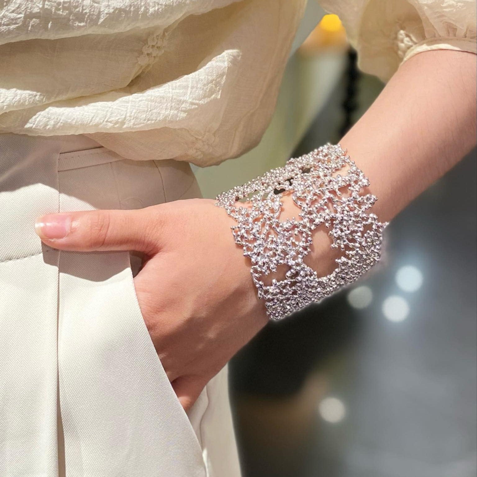 ROCIO silver cuff
