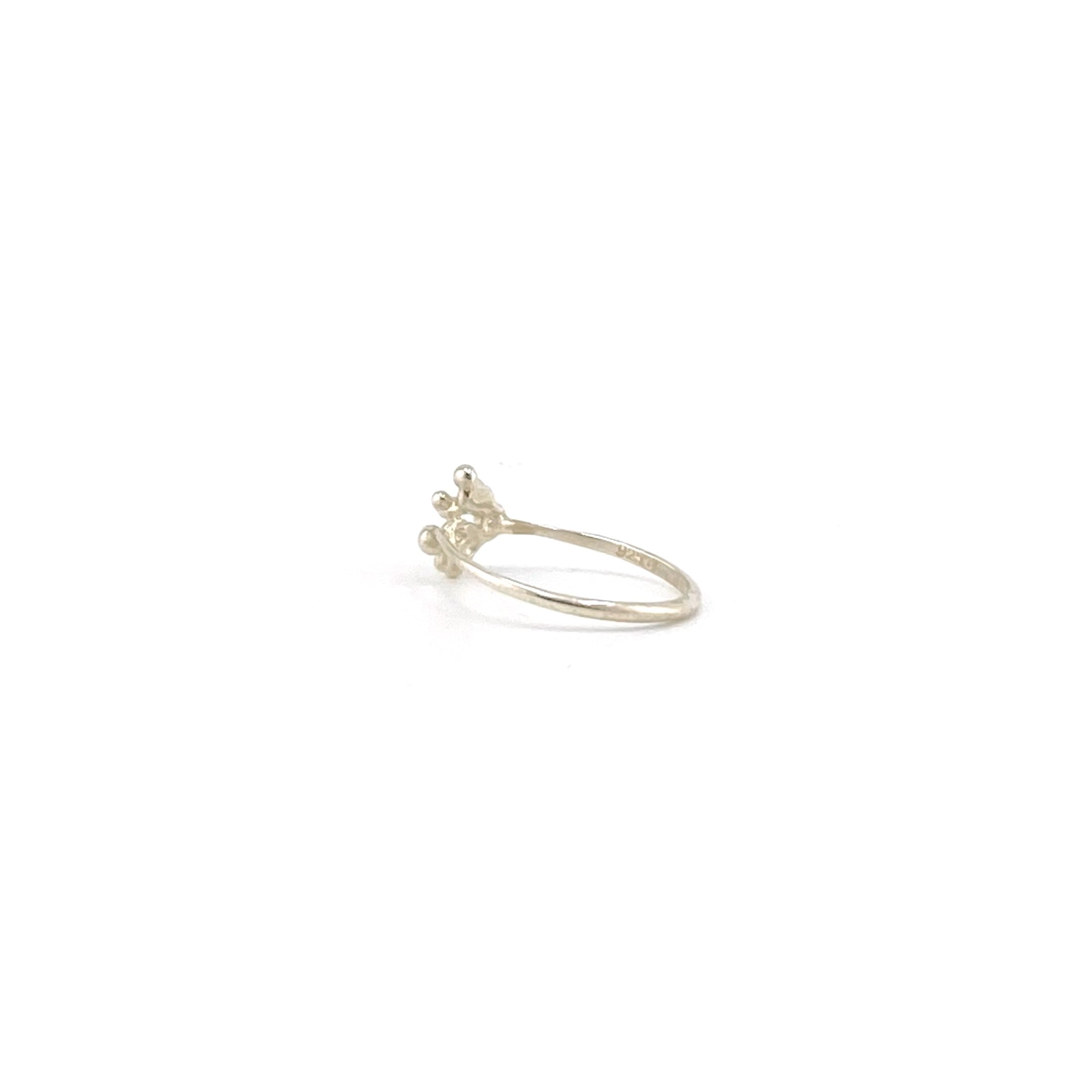 ROCIO TINY PLAIN sterling silver rings by Duong Jewelry
#color_no-plating