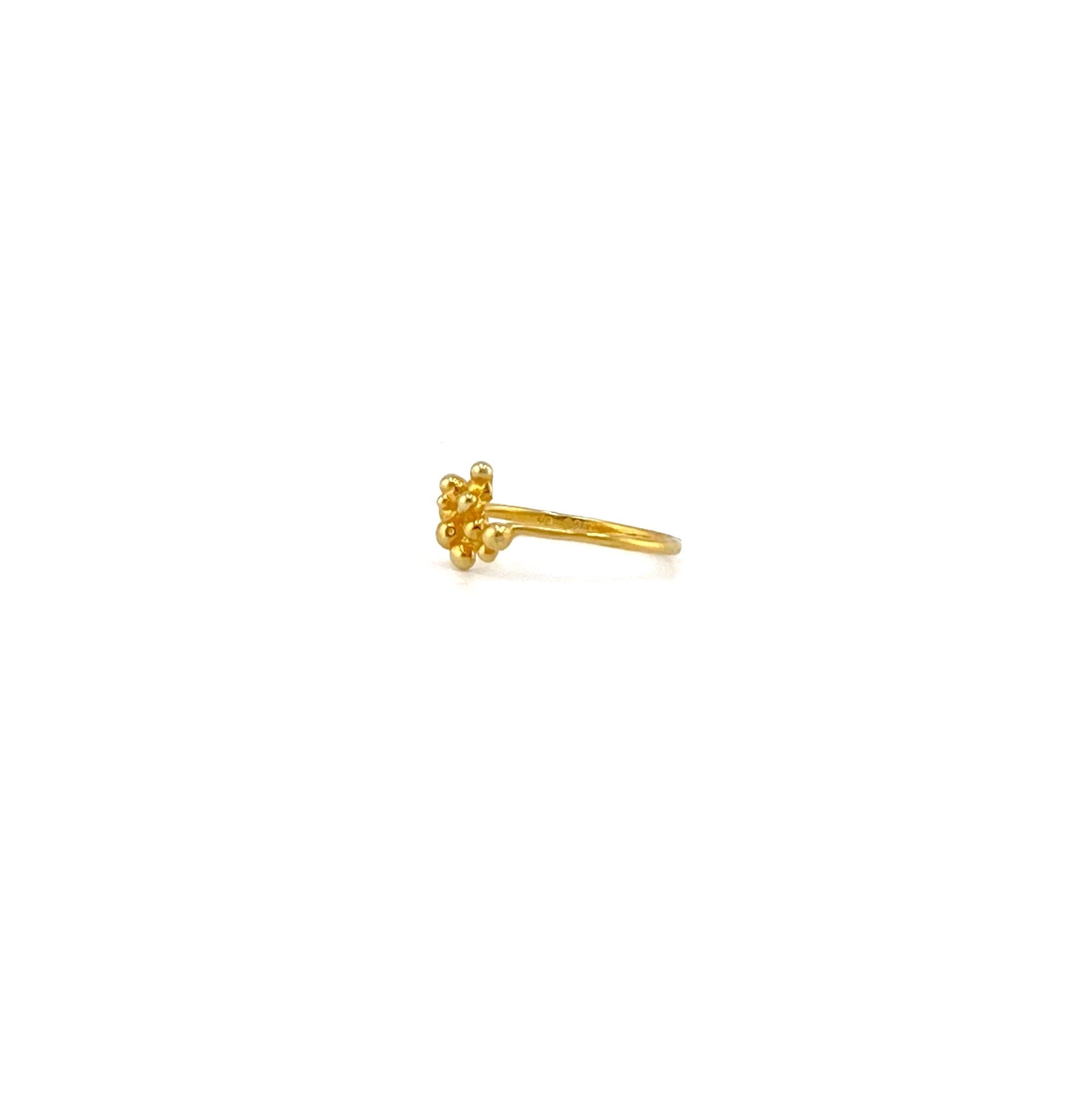 ROCIO TINY PLAIN sterling silver rings by Duong Jewelry
#color_22k-yellow-gold