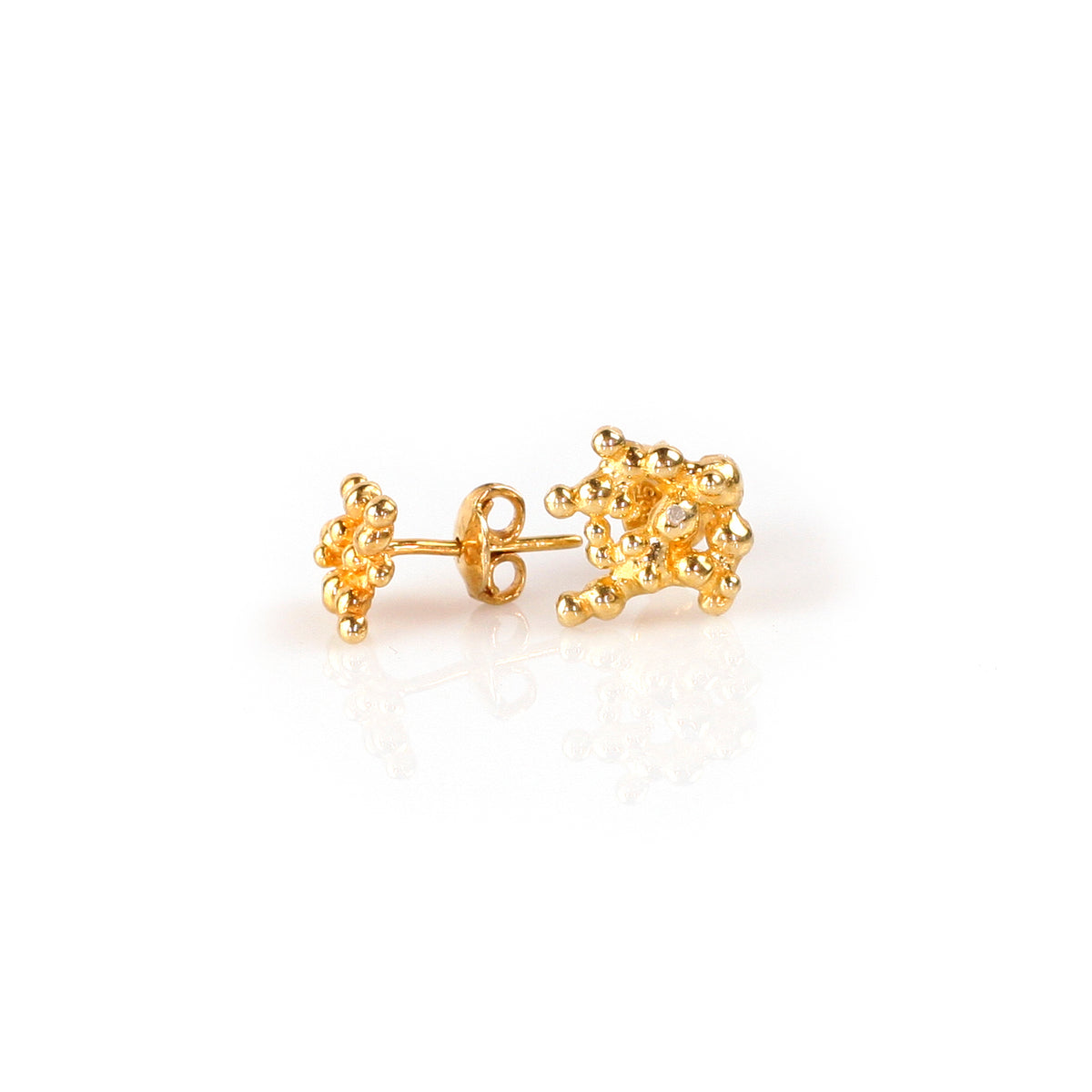 ROCIO TINY sterling silver earrings by Duong Jewelry
#color_22k-yellow-gold