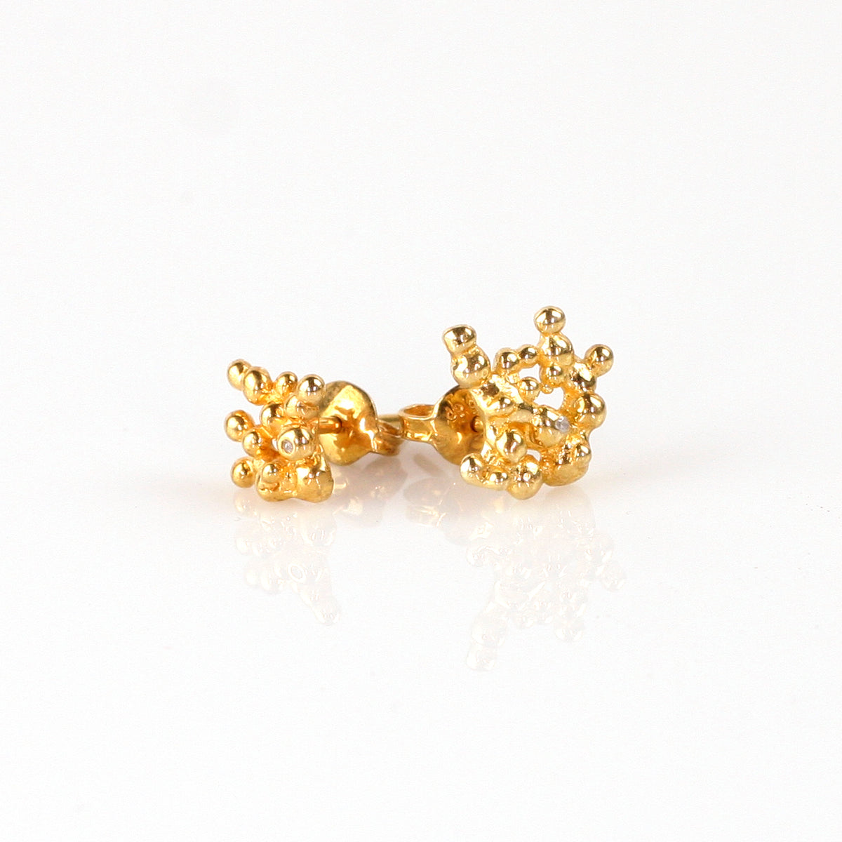 ROCIO TINY sterling silver earrings by Duong Jewelry
#color_22k-yellow-gold