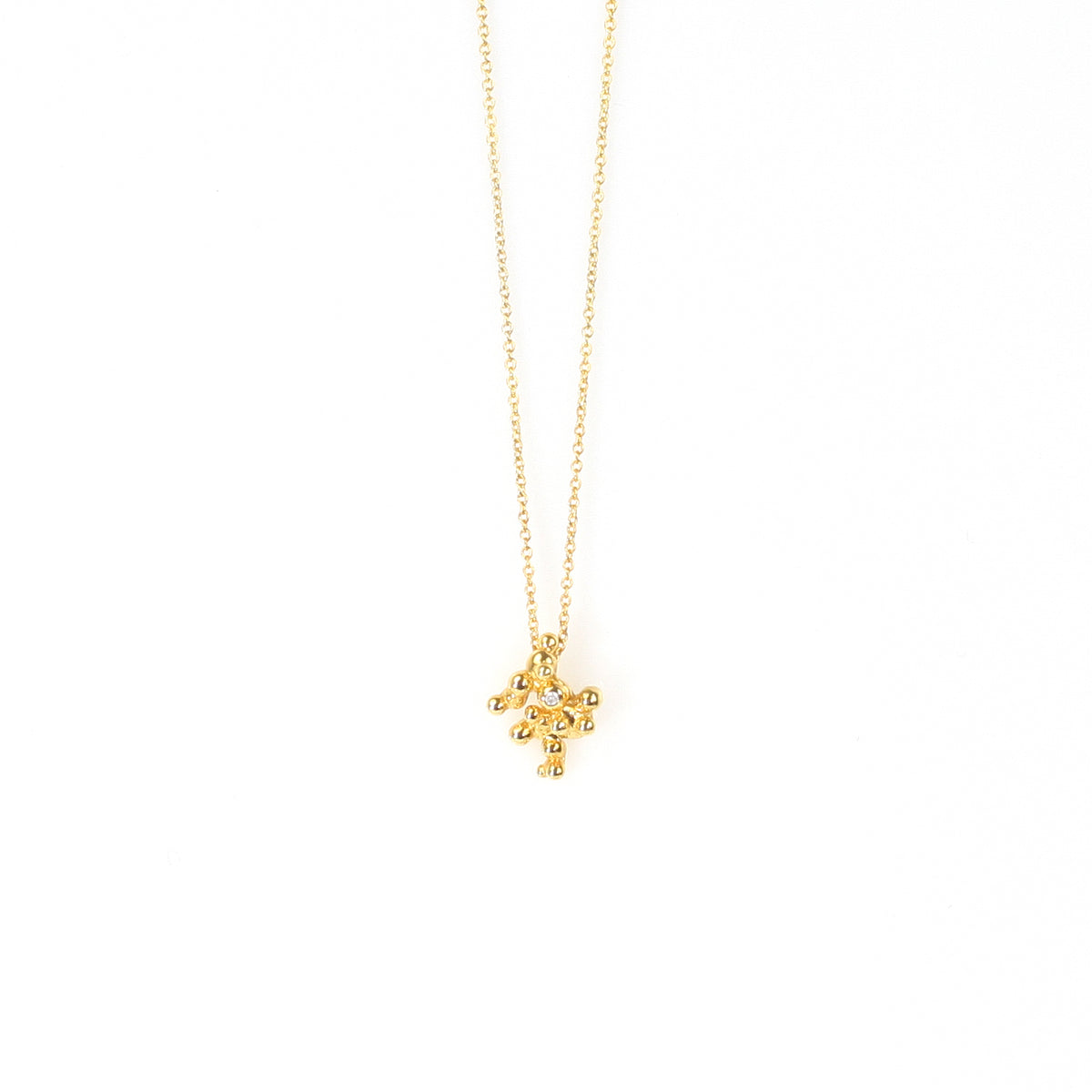 ROCIO TINY sterling silver pendant by Duong Jewelry
#color_22k-yellow-gold