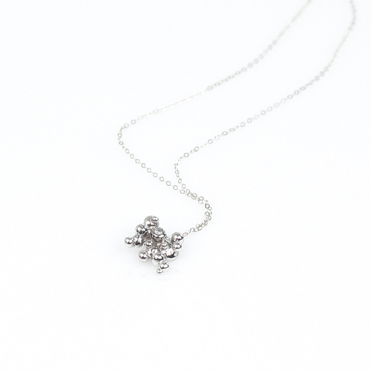 ROCIO TINY sterling silver pendant by Duong Jewelry
#color_no-plating