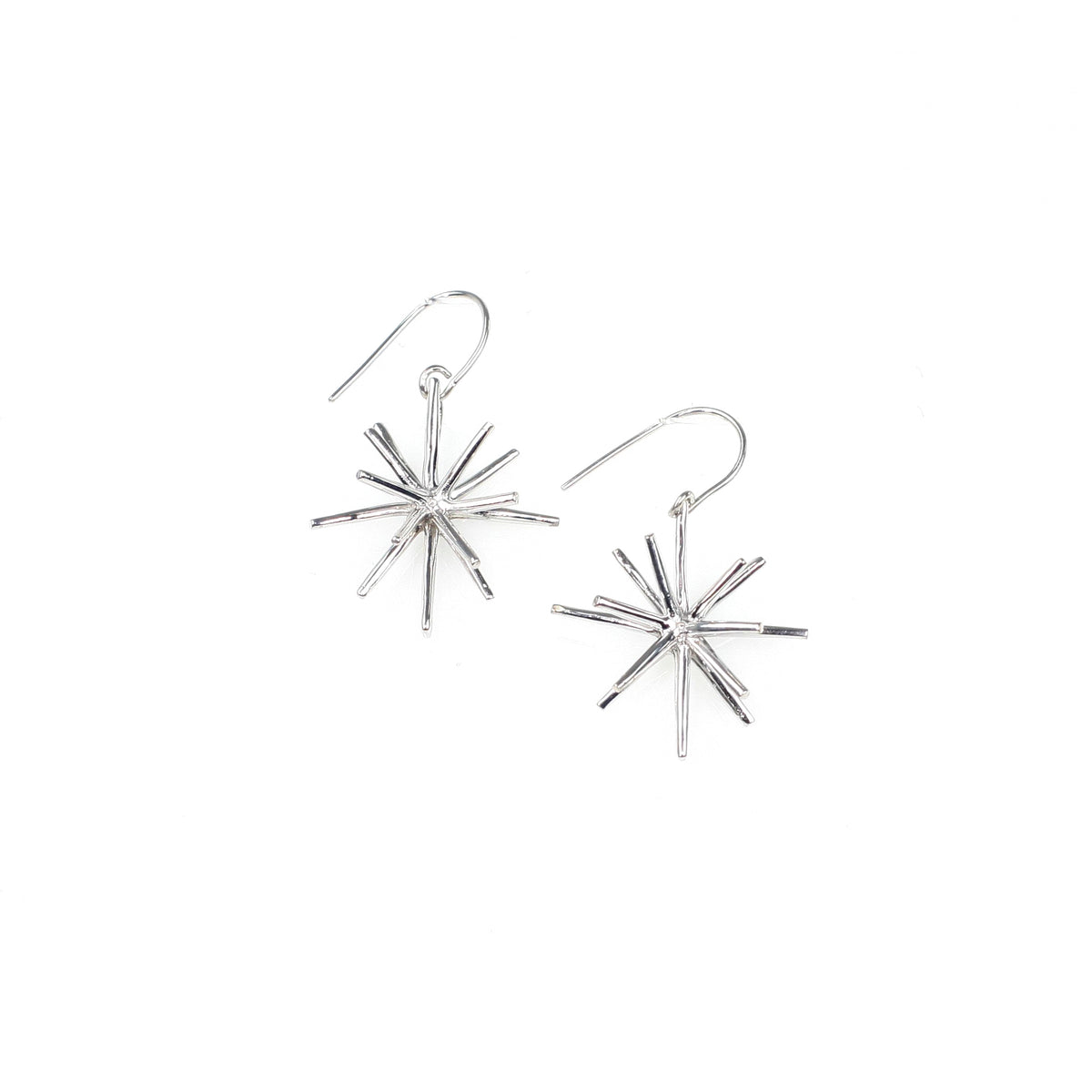 STARDOM SINGLE HOOK sterling silver earrings by Duong Jewelry
#color_no-plating