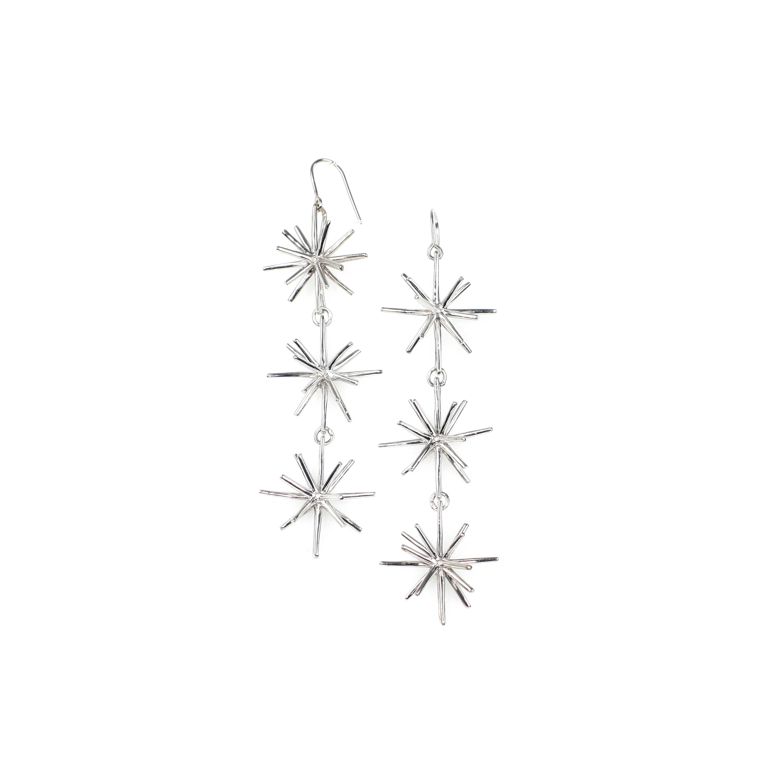 STARDOM sterling silver earrings by Duong Jewelry
#color_no-plating