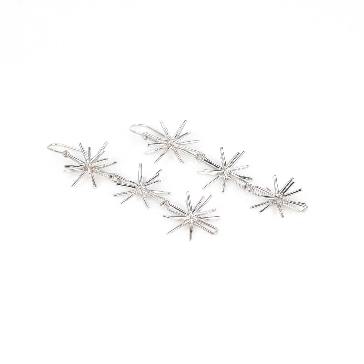 STARDOM sterling silver earrings by Duong Jewelry
#color_no-plating